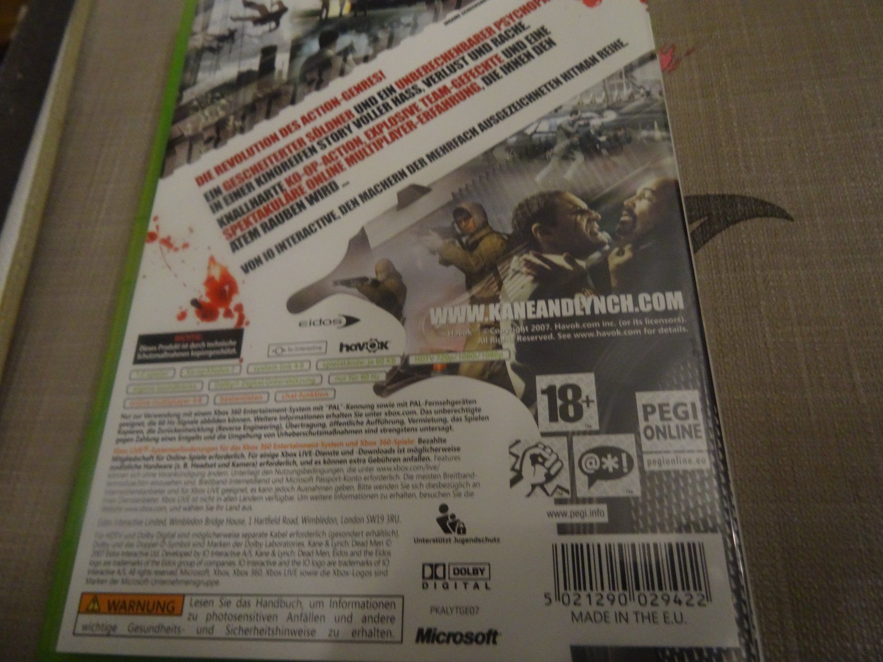 Microsoft Giochi: Kane & Lynch - Dead Men XBOX 360 – Usato da Olten venduto da Disc-Ausverkauf 2