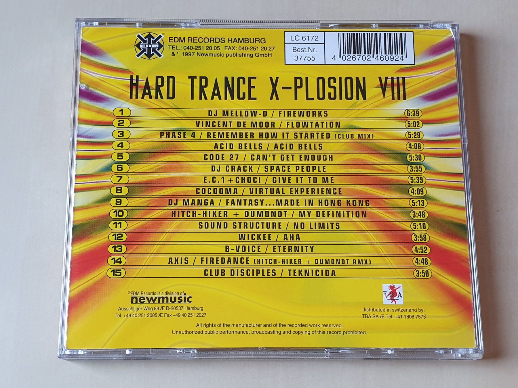 CDs: Hard-Trance X-Plosion VIII – D'occasion à Stansstad par collectorsshop 1