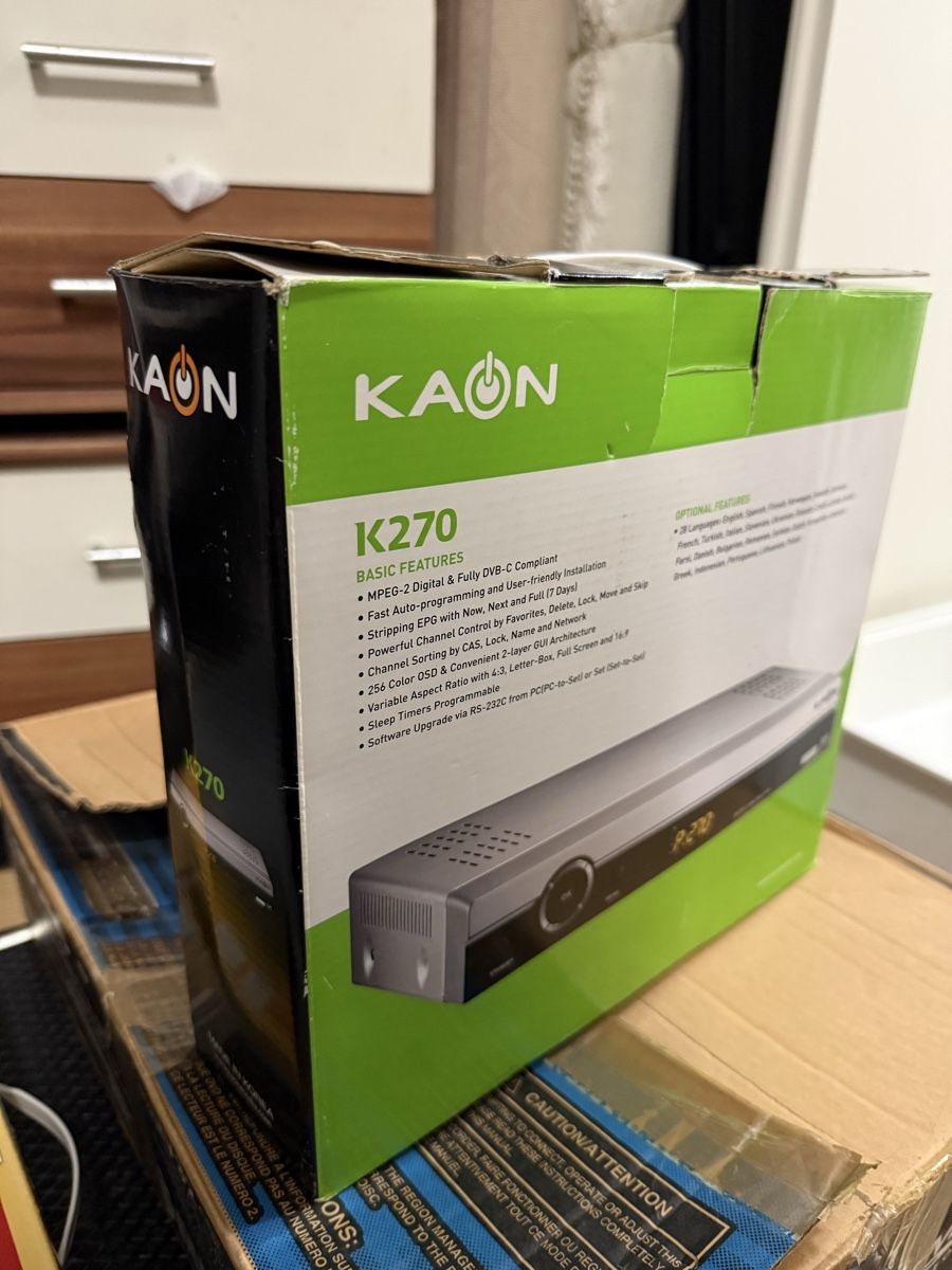 Ricevitori: DIGITAL CABLE RECEIVER Kaon K270 – Nuovo (secondo la descrizione) da Oensingen venduto da aziri123 2