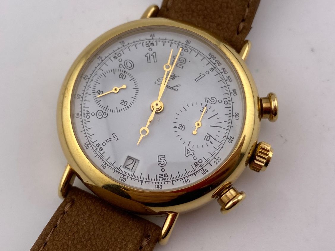 Orologi: Chronograph Handaufzug läuft – Usato da Biel/Bienne venduto da MrP_WatchesBiel
