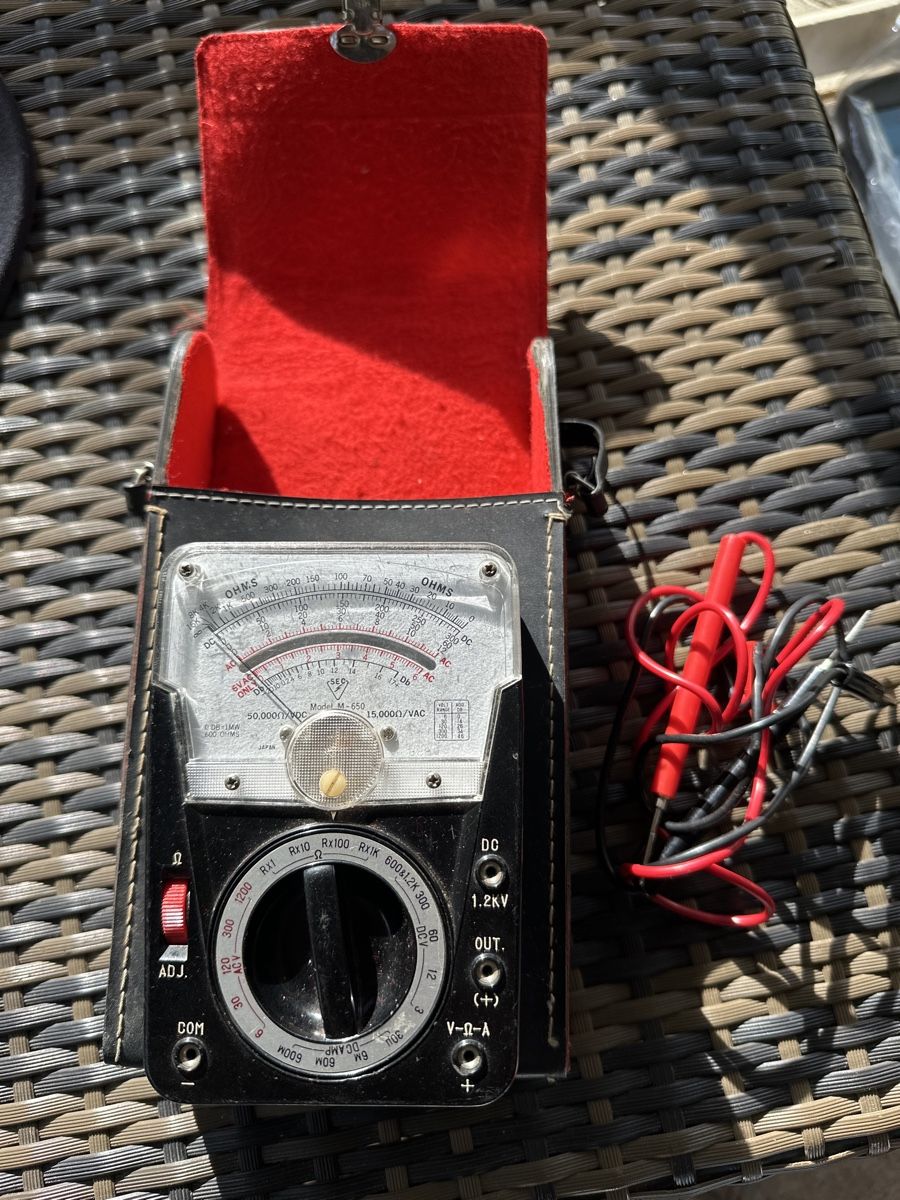 Misurare: Multimetro analogico vintage ISA Champmeter-Custodia! – Usato da Rümlang venduto da Azzard86