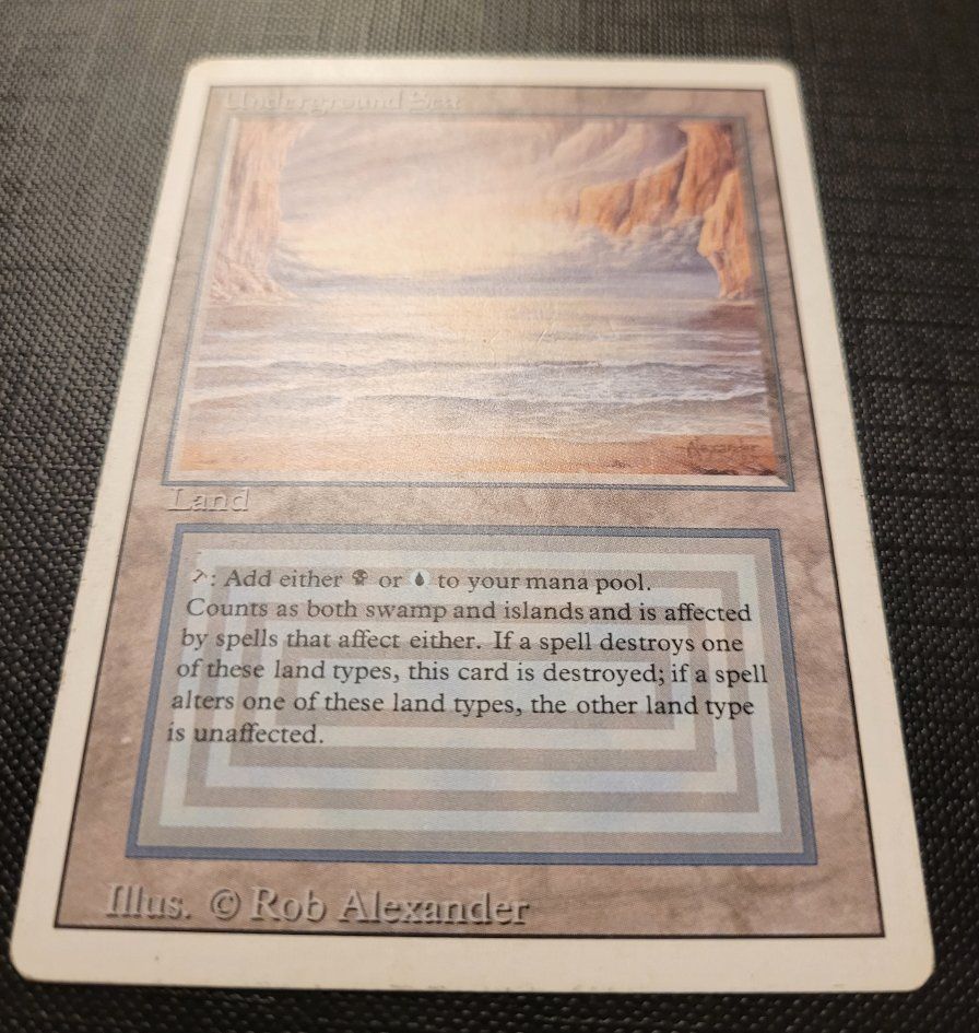 Karten: Magic: the Gathering - Underground Sea, Revised – Gebraucht aus Basel von  2