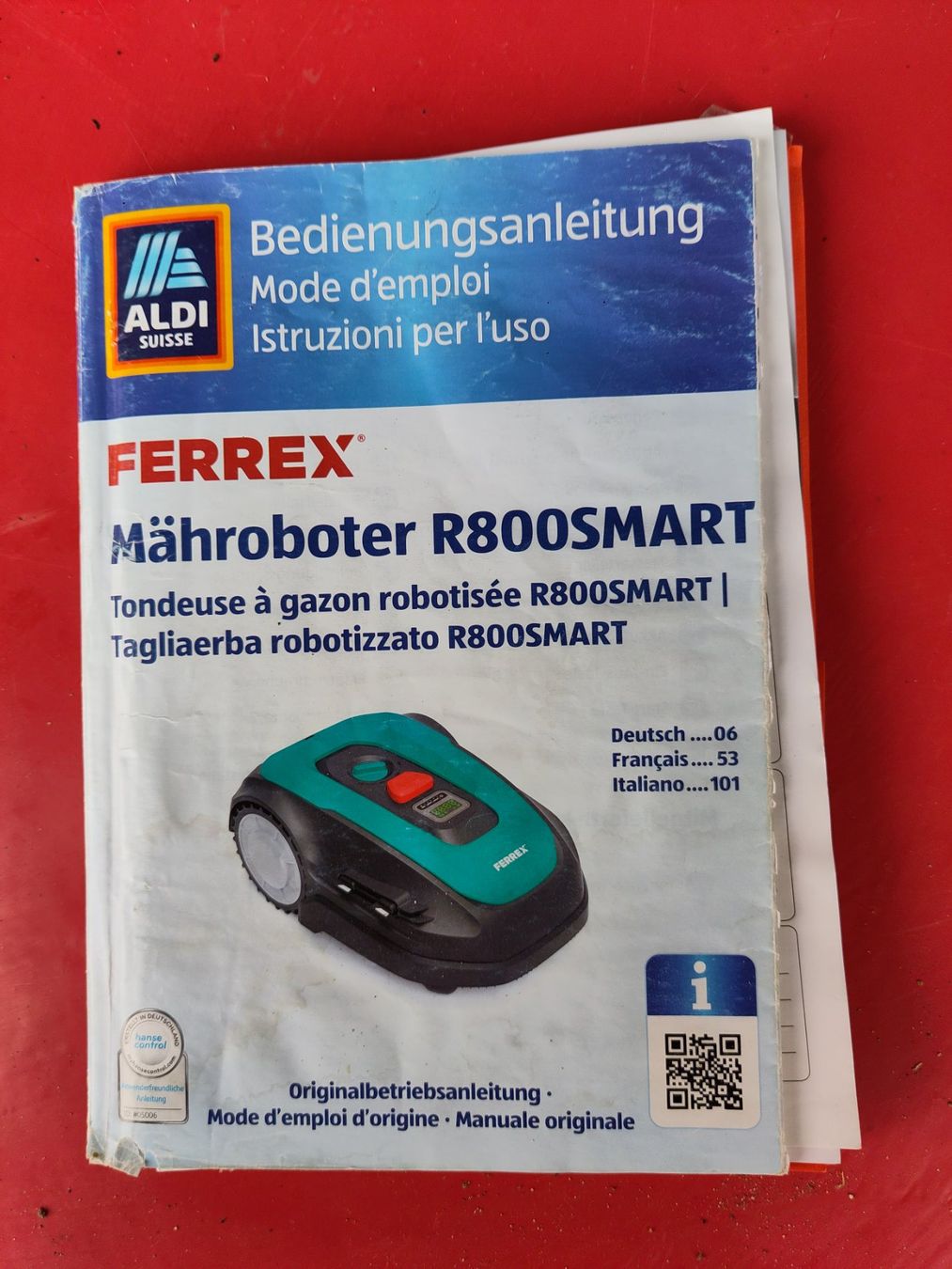 Ferrex Tagliaerba: Mähroboter Ferrex R800 SMART – Usato da Bibern SO venduto da urhebeal 5
