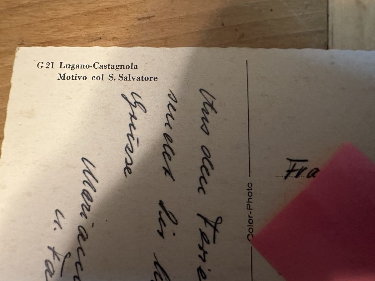 Cartoline postali: AK alt, Lugano Castagnola – Usato da Frauenfeld venduto da aluma14 3