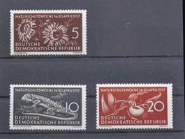 DDR 1957 Naturschutzwoche **