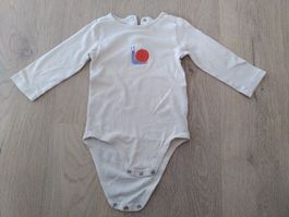 Langarmbody in beige - Grösse 74/80