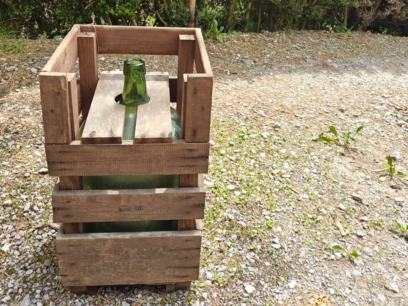 Accessoires: Mostflasche im Holz – D'occasion à Luzern par osw_952s 1