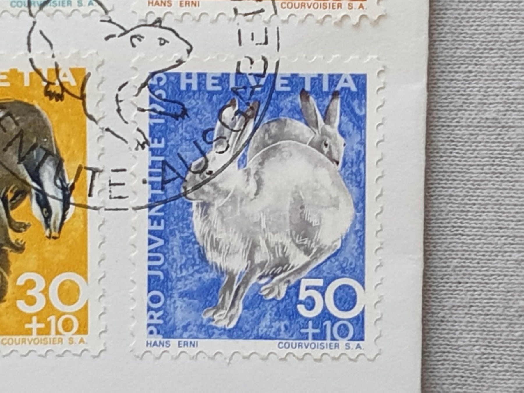 Tutti i francobolli: (12)   Pro Juventute 1965 mit ET Stempel – Usato da Schwarzhäusern venduto da Inot3 7
