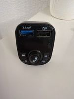 Bluetooth FM Transmitter für Auto mit USB schwarz gebraucht