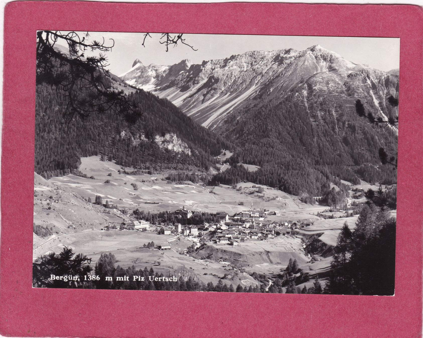 Cartoline postali: Bergün mit Piz Uertsch – Usato da Herisau venduto da Lisegrat2008