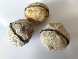 3 Stück Geoden 5-6cm neu deko aus Marokko Set 33
