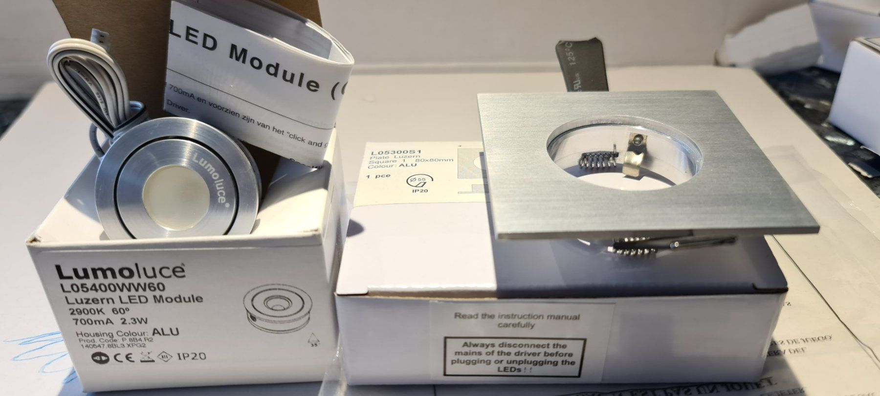 Lampade: Lumoluce LUZERN LED Einbauspot Möbeleinbau oder Deckeneinbau – Nuovo e nell'imballaggio originale da Uerkheim venduto da Kaufoption 2