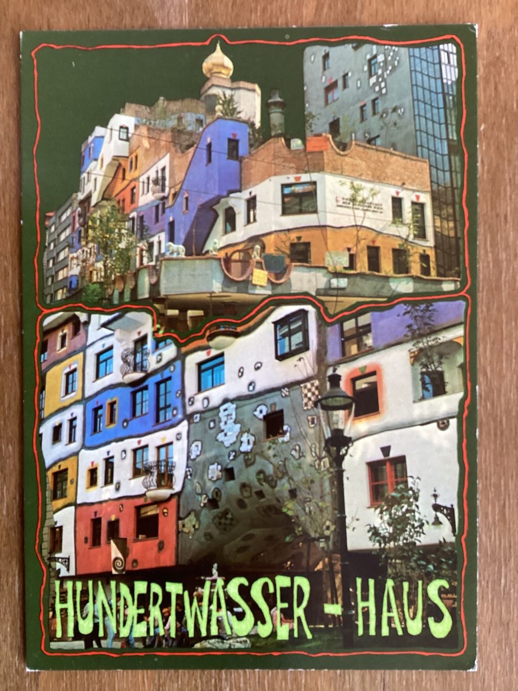 Ansichtskarten: AK Hundertwasserhaus – Gebraucht aus Zürich von tol_b7c7