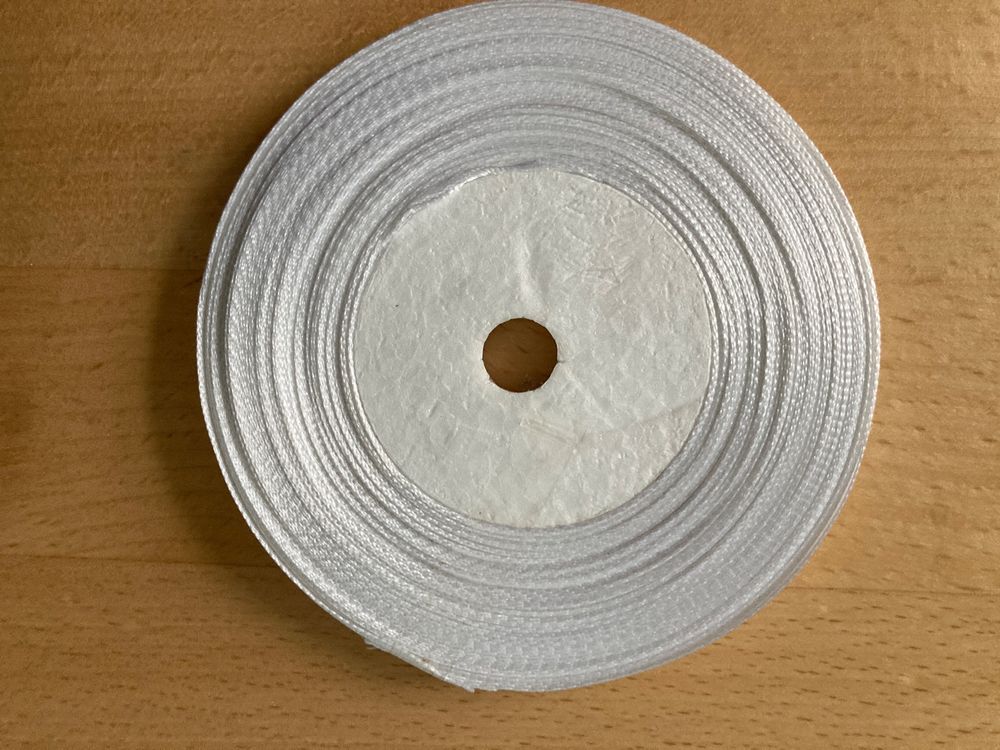 Organzaband Silber, 8 Cm Breit, 25 Yards – Glitzer-Geschenkband Für Hochzeit & Deko