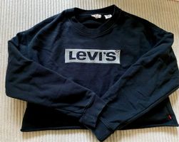 Levis Pullover Sweatshirt Oberteil Schwarz Black Noir Gr. S