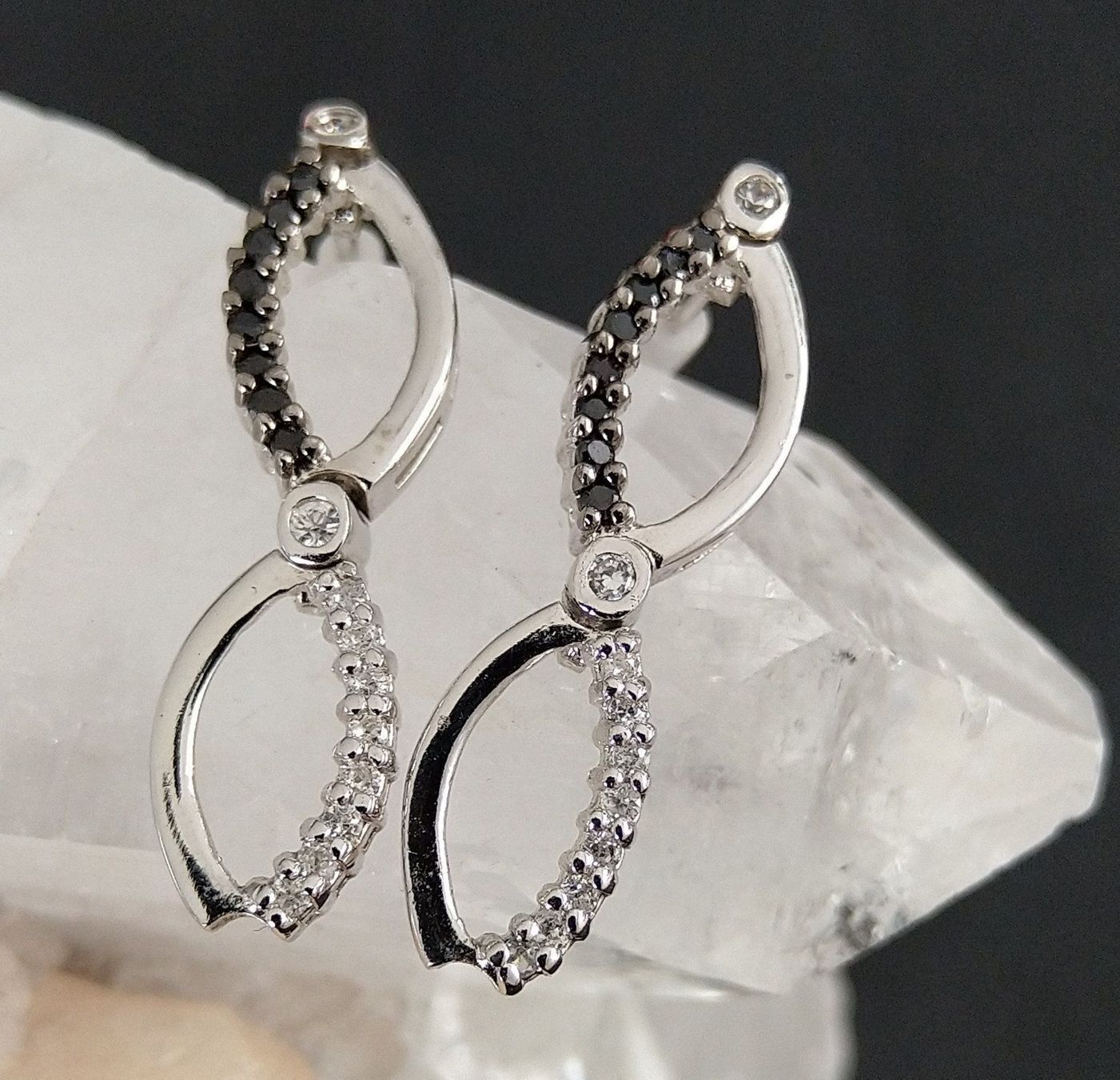 Ohrringe & -stecker: GLITZER  OHRRINGE IN 925 SILBER – Gebraucht aus Romanshorn von BoutiqueA