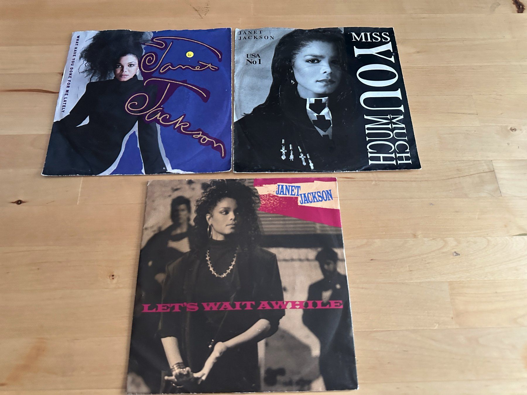 Dischi in vinile: JANET JACKSON tolle Singles Sammlung 80's MICHAEL 7" Kult – Usato da Basel venduto da Partridge
