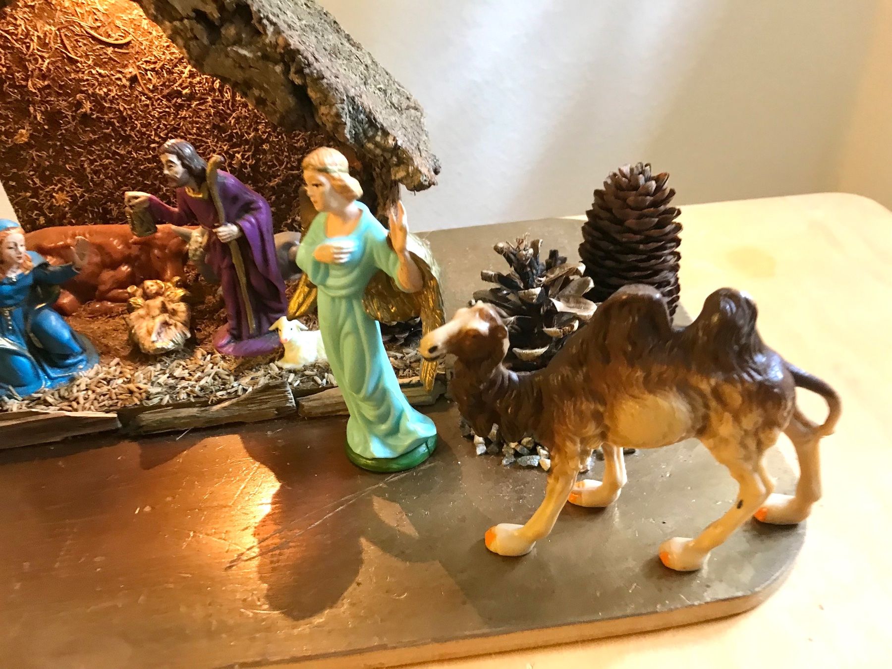 Tutte le decorazioni: Weihnachtskrippe mit Beleuchtung, schöne Details! – Usato da Füllinsdorf venduto da unda2 1