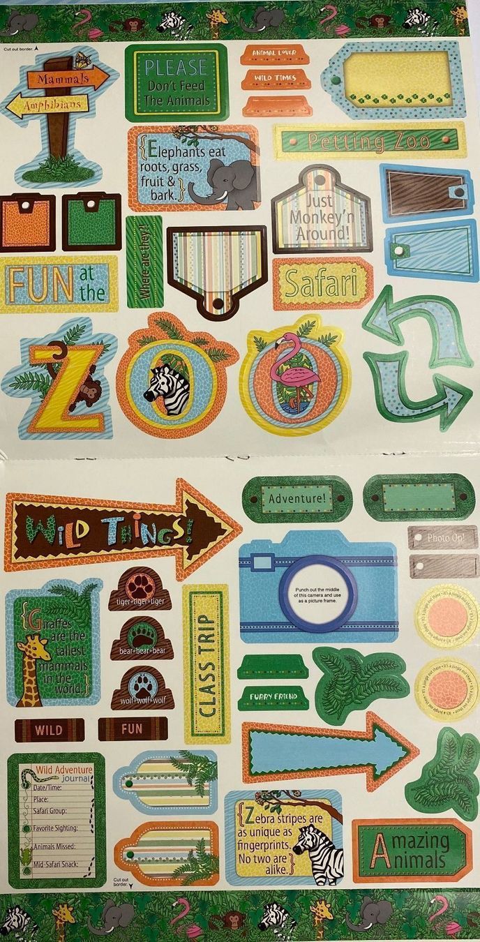 Kit bricolage: Finished with a Flash-Z00 Scrapbook Kit – Nuovo (secondo la descrizione) da Wichtrach venduto da Mona1994 2