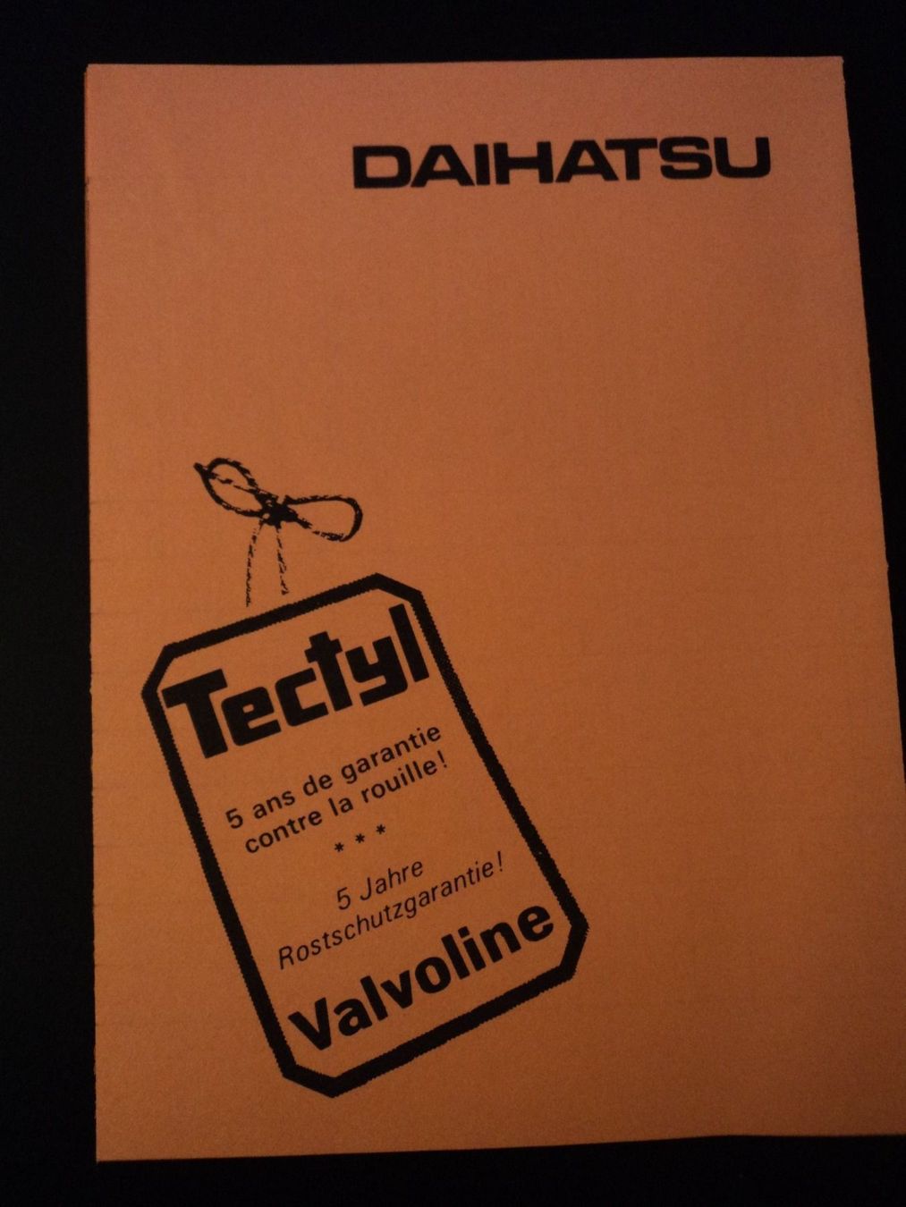 Daihatsu Documenti: Prospekt Preisliste Daihatsu 1982 – Usato da Schwarzenburg venduto da modelCARama 4