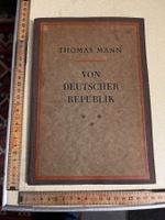 buch, thomas mann, von deutscher republik, 1923