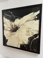Blumenbild 100x100 cm