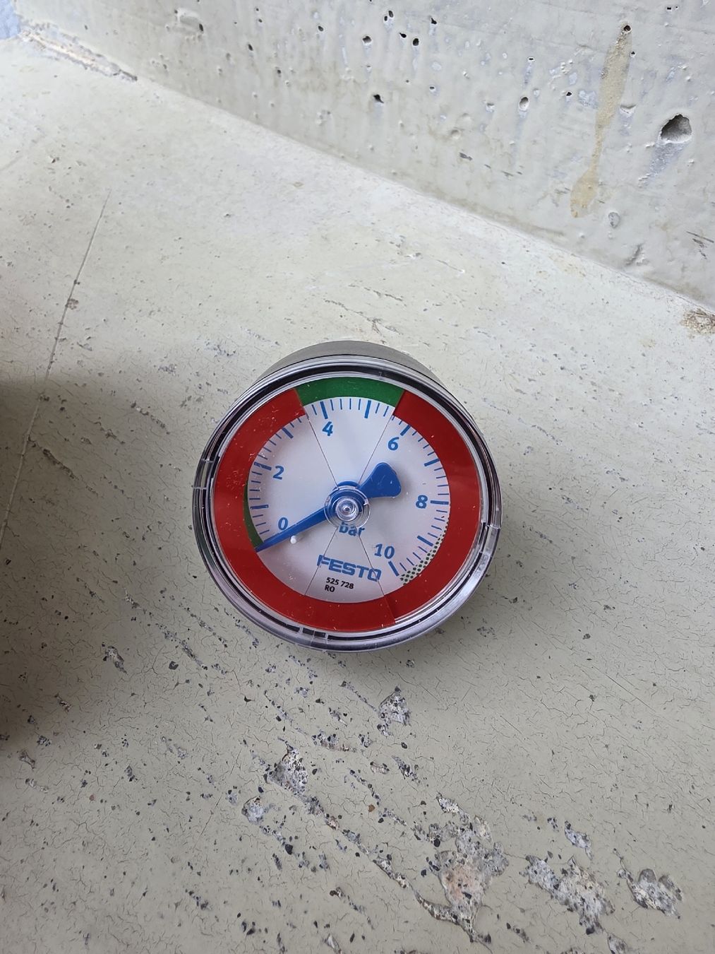 Festo Manometer MA-50-10-R1/4-E-RG Druckanzeige neu (Neu und ...