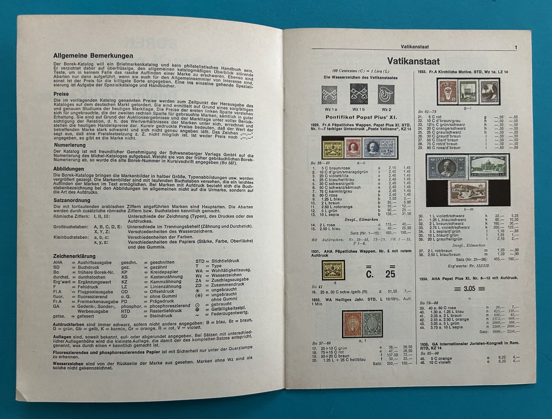 Libri: VATIKAN - BRIEFMARKENKATALOG – Usato da Zürich venduto da Domus09 1