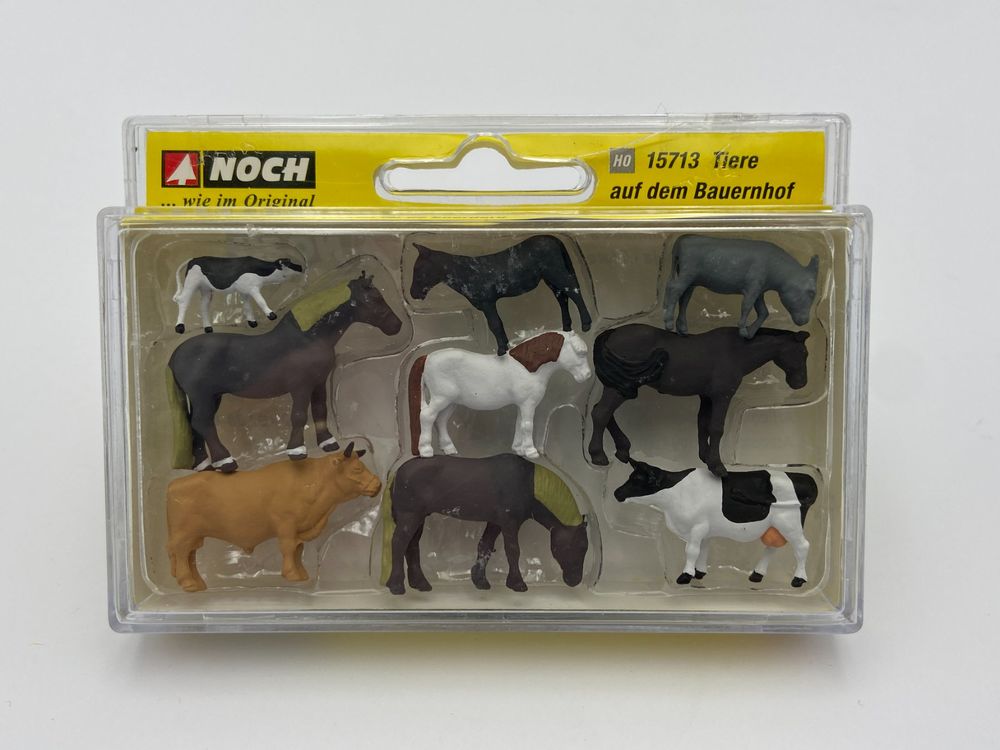 Set De 36 Figuras De Personas Y Vacas Para Maquetas En Escala HO 1:87 - Pintadas A Mano, Ideal Para Trenes Y Paisajes En Miniatura