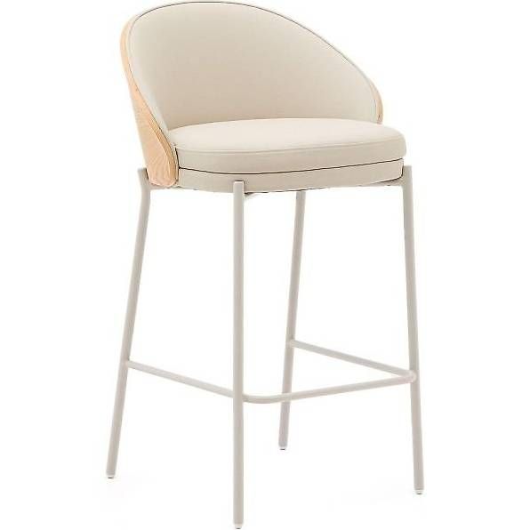 Kave Home Sgabelli: Kave Home Barhocker Eamy Kunstleder beige Eschenfurnier – Usato da Zollikofen venduto da uniqueroom