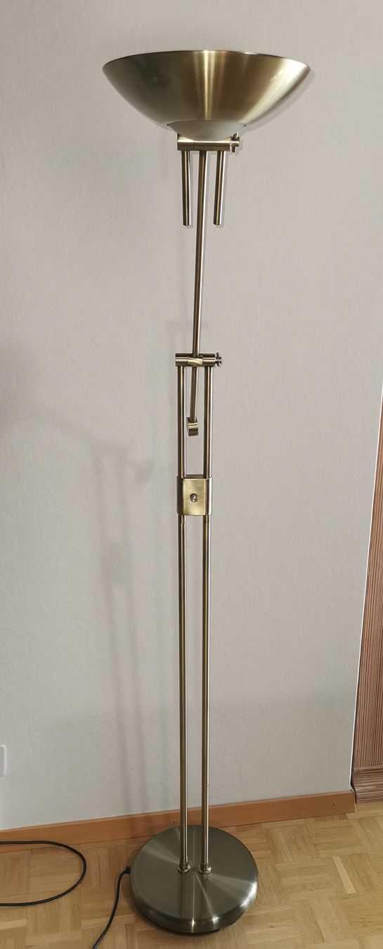 Lampen: Lampadaire sur pied Halogène Laiton  – Gebraucht aus Satigny von NadDid