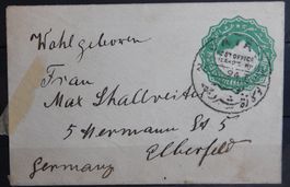 Ägypten Brief von 1894 nach Deutschland