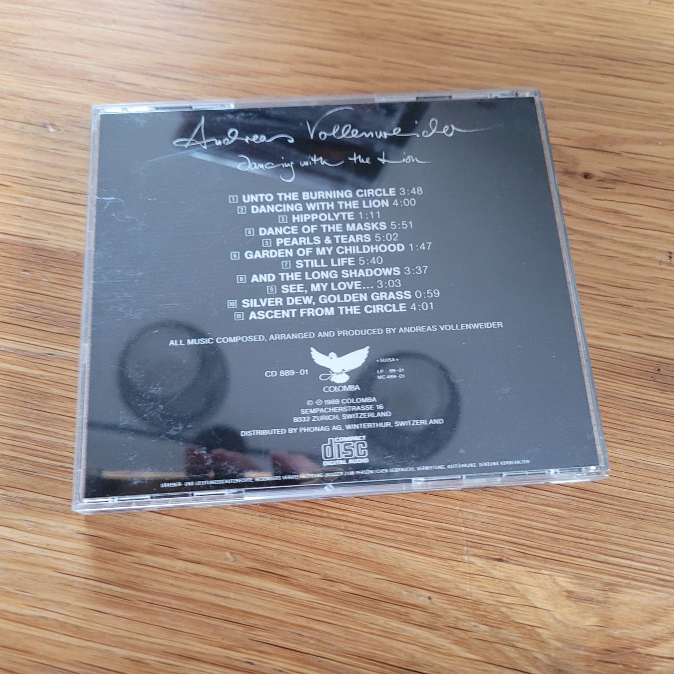 CD: CD Musique Andreas Vollenweider Dancing With The Lion – Usato da Biel/Bienne venduto da Destockweb 2