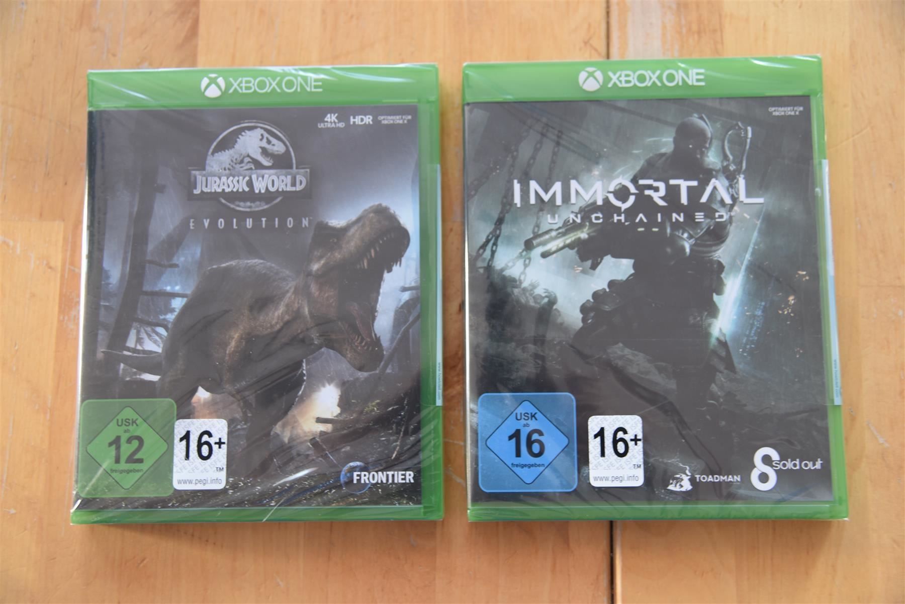 Giochi: Immortal Unchained + Jurassic World – Nuovo (secondo la descrizione) da Frenkendorf venduto da Fionchen 1
