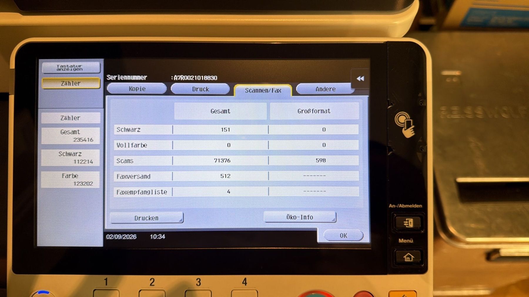 Konica Stampanti: Konica Minolta A3-FarbMultifunktionsdrucker geprüft/gewartet – Usato da Zürich venduto da eeg_fn9k 4