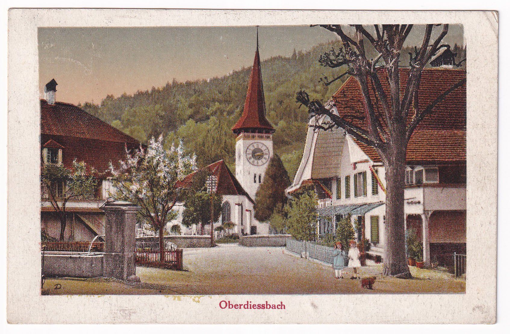 Cartoline postali: Oberdiessbach  1924 – Usato da Cormoret venduto da Pascalll2001