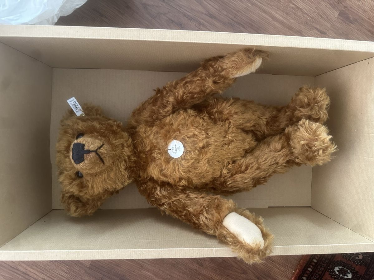 Steiff Jouets: Steiff Teddy 50 cm Neu – Neuf avec emballage d'origine à Herbriggen par Sehrazade 6
