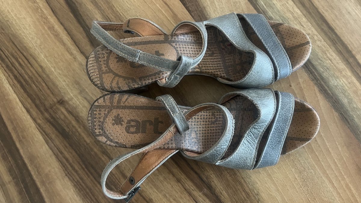 Art Scarpe da donna: Sandalen blau-grau 39 ART – Usato da Bad Zurzach venduto da Aquengel 1