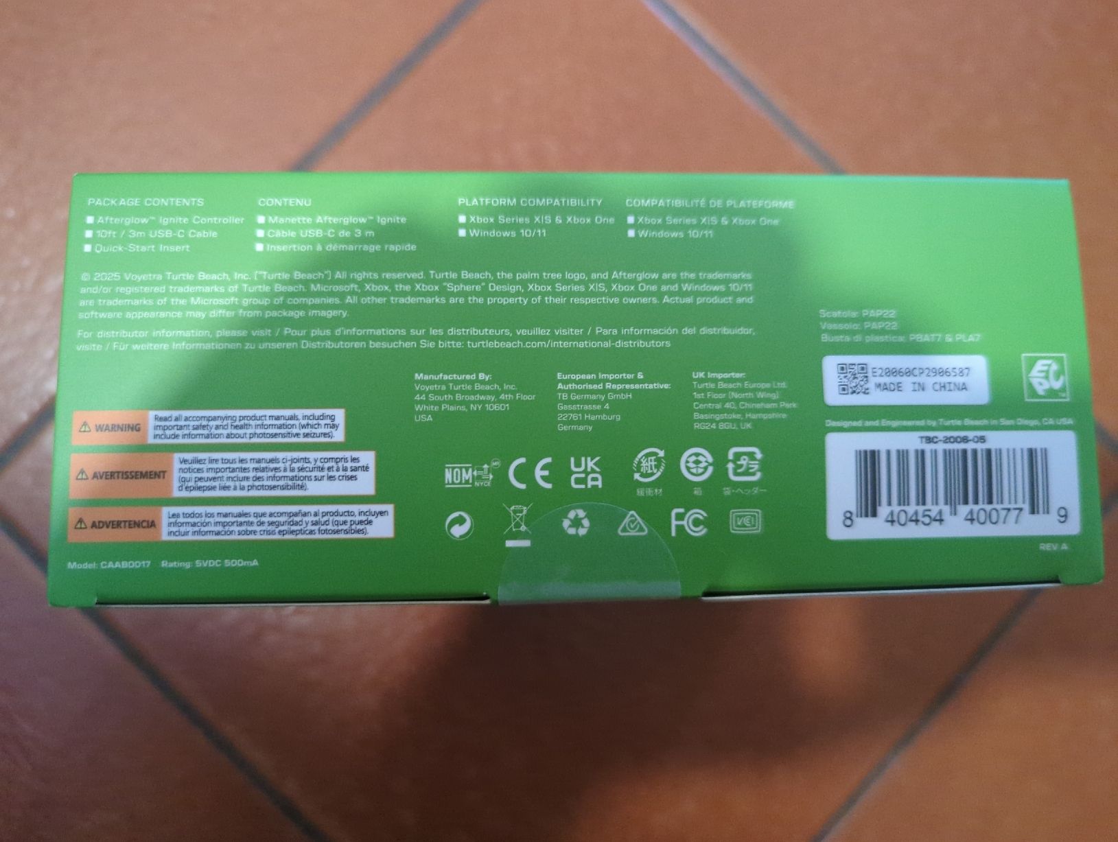 Microsoft Controller: TURTLE BEACH Afterglow Ignite -  Wired RGB Gaming Controller – Nuovo e nell'imballaggio originale da Seseglio venduto da Stebu74 4