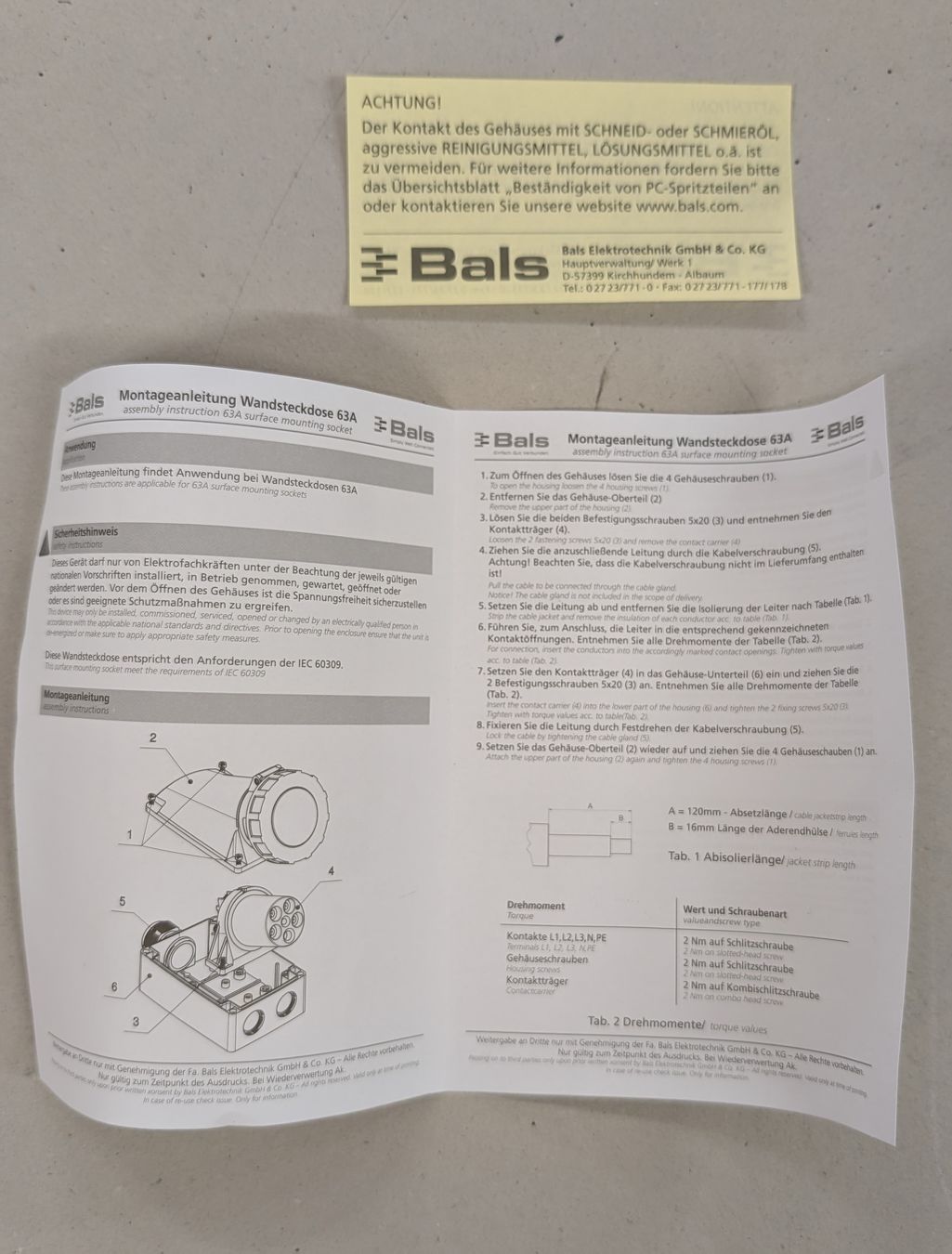 Spine: CEE 63A 6h Aufputz Bals – Nuovo e nell'imballaggio originale da Volketswil venduto da mar_c5pv 4