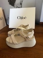 Chloe Nama Wedge Sandal Beige Gr. 41 mytheresa