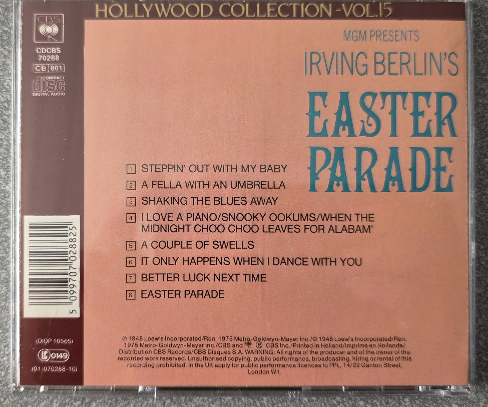 CD: Easter Parade - Original Motion Picture Soundtrack CD – Usato da Oetwil am See venduto da fineli2 1
