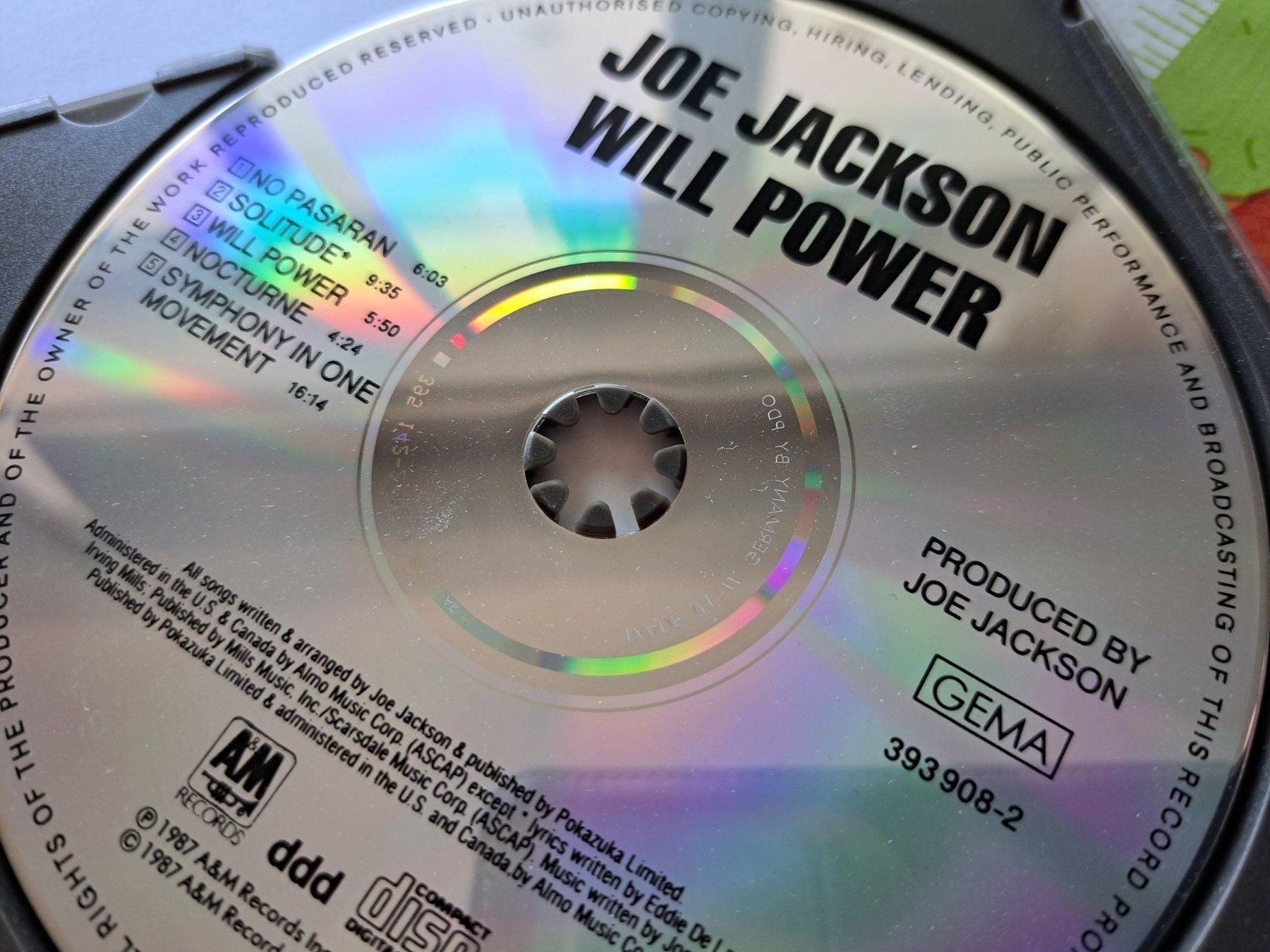 CDs: CD Joe Jackson – Will Power – Gebraucht aus Pully von bro_n52j 2
