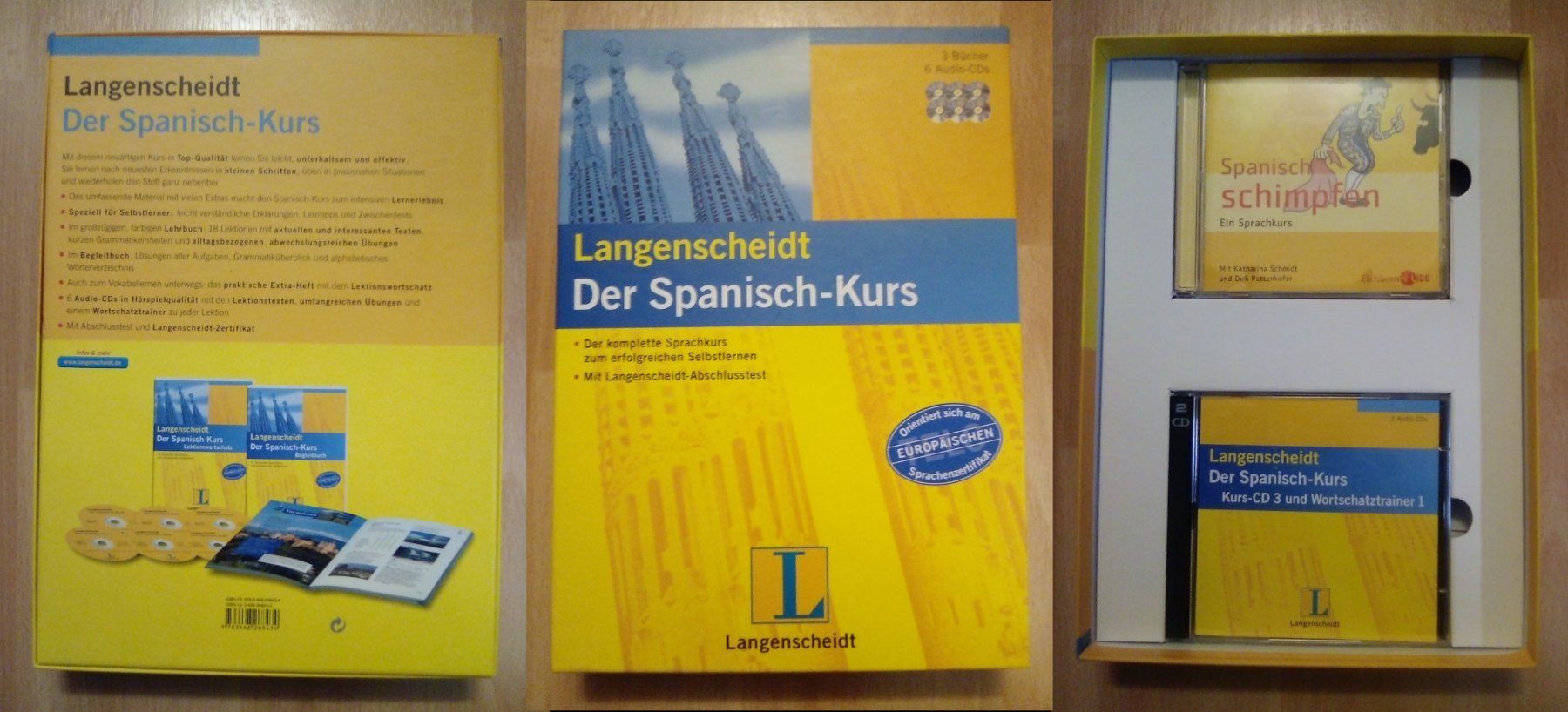 Libri: Langenscheidt Der Spanisch-Kurs AudioCDs 3 Hefter Test NEU – Nuovo (secondo la descrizione) da Winterthur venduto da Colonica 2