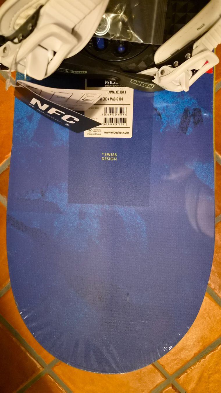 Nidecker Board: NEU! Nidecker Snowboard 100cm inkl. Union Bindung – Nuovo e nell'imballaggio originale da Oberrieden venduto da Raja011 2