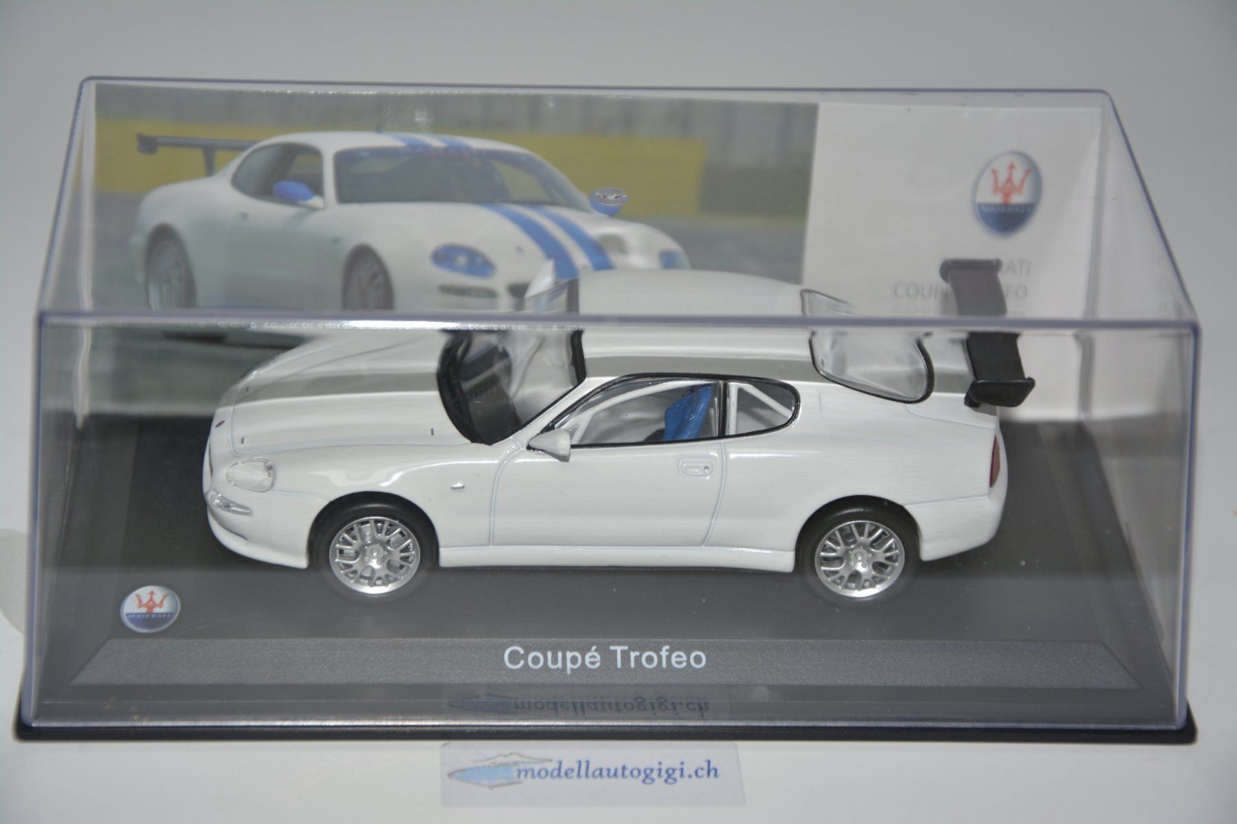Maserati Modellini d'auto: Maserati Coupé Trofeo 2003 , 1:43 – Nuovo e nell'imballaggio originale da Goldach venduto da Feivel9