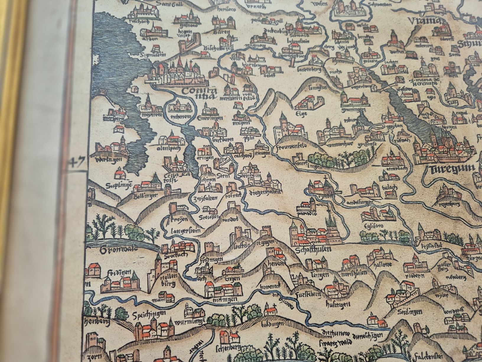 Landkarten & Atlanten: TABVLA NOVA HERMI Schweizer Karte 52×67 – Gebraucht aus Vilters von Fleiflomi 3