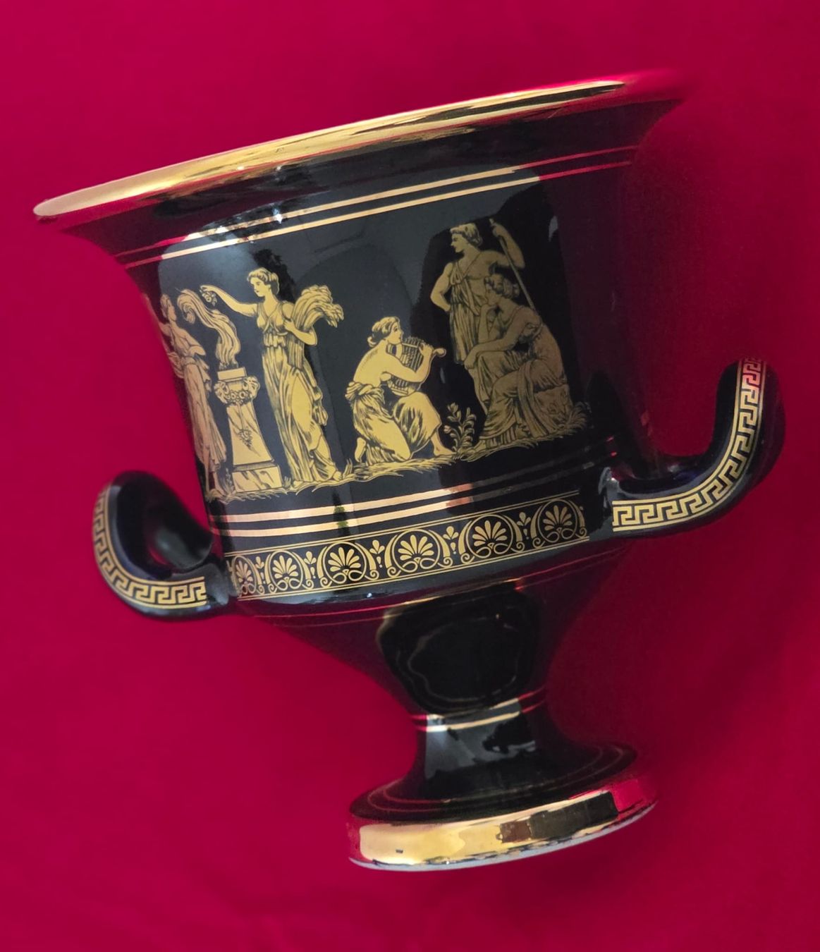 Vasi & Recipienti: Keramik Vase mit Golddekor – Usato da Rheinsulz venduto da Dred 3