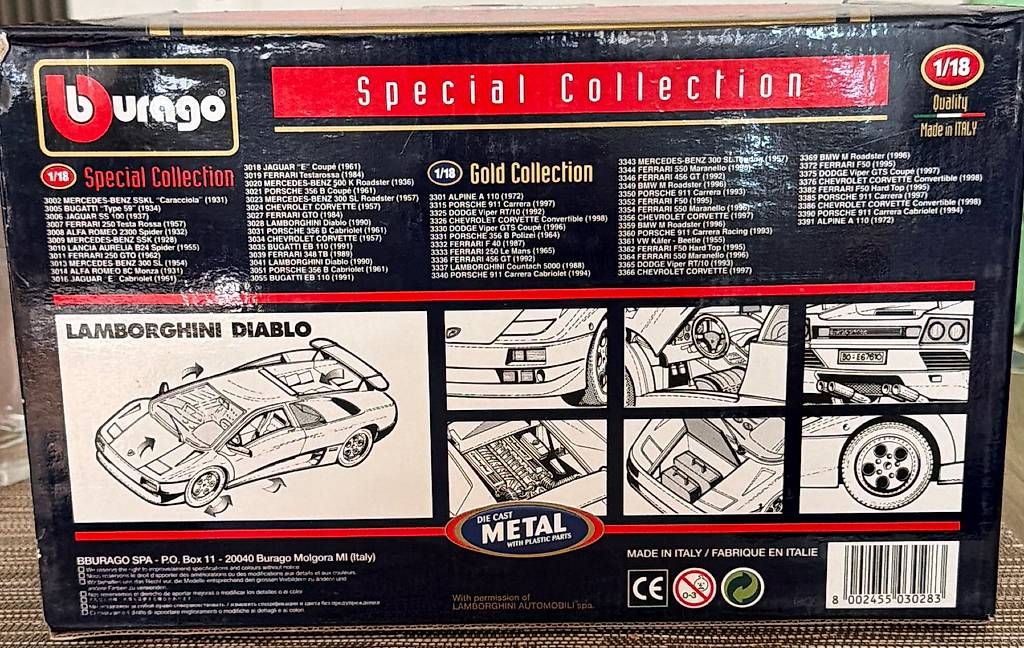 Modellautos: Lamborghini Diablo1990 – Neu und originalverpackt aus Fehraltorf von Cris25m 1