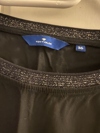 Tom Tailor Bluse, schwarz, Gr. 36, Top Zustand für den Winte